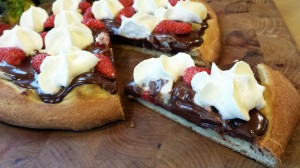 pizza chocolat